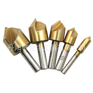 Juego de herramientas para biselado, brocas de corte de acero al carbono de 6, 10, 13, 16, 19 mm para trabajar la madera - Product Image 1