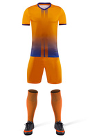 Hochwertiges Jugend-Schwarz-Gold-Fußball trikot mit Hosen-Fußball bekleidung