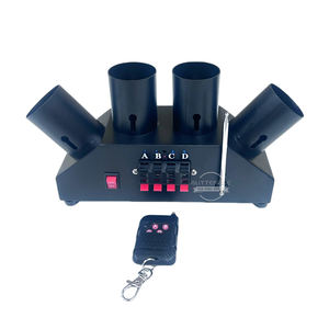 نظام إطلاق الألعاب النارية الباردة للمسرح الداخلي للاحتفالات بالعام الجديد وحفلات الزفاف، نافورة ألعاب نارية حديدية بـ 4 قنوات على شكل مروحة - Product Image 3