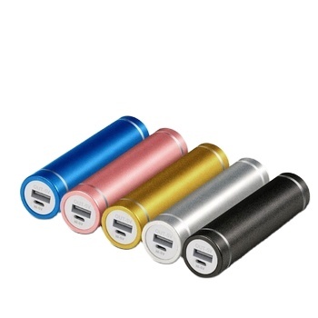 2600mah Rohs External Battery Aluminum Alloy Super Slim Powerbank 5000 Mah Round Usb C Portable Charger 5000mah Mini Power Bank