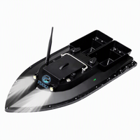 TUOLI TLB005 Yüksek Hızlı 12V GPS Yem Teknesi 500M Kontrol Mesafesi 3KG Kapasite Otomatik Dönüş 40 GPS Noktası Sonar Balık Bulucu Dalga