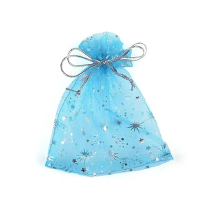 Sac en organza à cordon avec logo, réutilisable, pour emballage cadeau de mariage, petite pochette de luxe en organza pour bijoux, sac cadeau - Vente chaude - Product Image 4