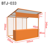 Kiosque mobile personnalisé pour frites, sushis, snacks, boissons, comptoir de vente ambulante, chariot de crème glacée, chariot de nourriture de rue en fer galvanisé