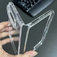 Étui en acrylique transparent rigide pour iPhone 18 Duo, avec anneau rotatif à 360 degrés, support magnétique, protection de charge sans fil