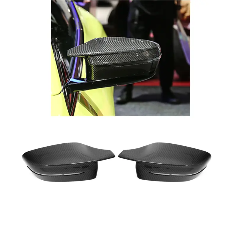 G20 M4 style Carbon Fiber Side Mirror Cover for BMW 3 Series G20 New 8 Series G14 G15 G16 2019+Replacement Mirror Cover