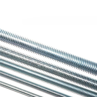 Customized Full-threaded Steel Threaded Rod Threaded Bar Threaded Bolt Zinc Plated Black