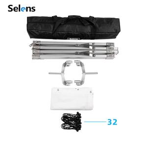 Cadre papillon translucide en aluminium portable Selens 8x8 pieds (240x240 cm) pour modifier la lumière <span class=keywords><strong>photo</strong></span>/vidéo - Product Image 6