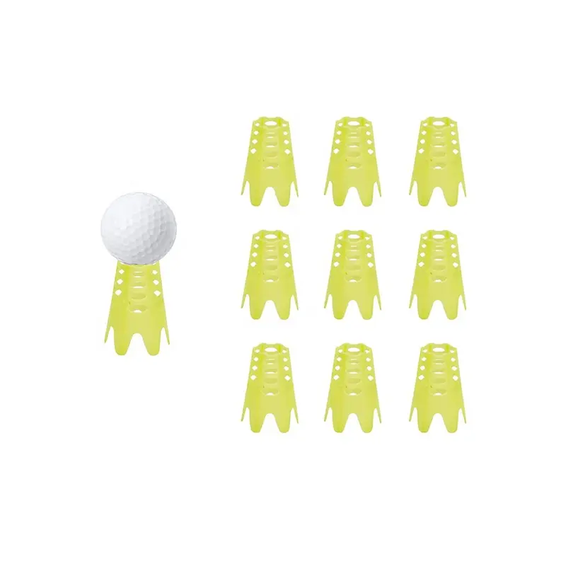 軽量で便利なプラスチックゴルフゴルフシミュレーターTシャツ非抵抗ゴルフネイルは再利用できます