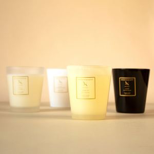Luxurious Scented Aromatherapy <b>Candles</b> Cylinder Glass Jar Home Decoration - Product Image 5
