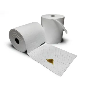 Efficient 100 % PP Oil Absorbent Roll For Oil Spill