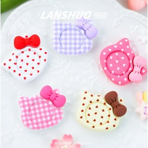 Set de Joyería DIY con Diseño de Caramelos Arcoíris, Resina, Dibujos Animados, Hello Kitty, Miniatura de Cama, Decoración para el Hogar, Accesorio de Manualidades - Product Image 3