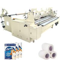 Máquina Semiautomática para Fabricar Papel Higiénico, Precio de Fábrica, Motor de Alta Velocidad 150-200m/min, Capacidad de 1000-2000 Piezas/Min