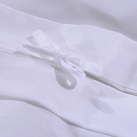 Housse de couette blanche 100% coton de haute qualité hôtel cinq étoiles produit de lit simple literie en gros de qualité supérieure