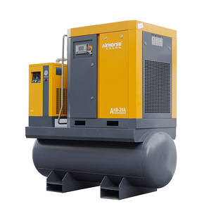 10pk 4 In 1 Tank Gemonteerde Schroefluchtcompressor 300 Liter Tank Schroef Luchtcompressor - Product Image 4