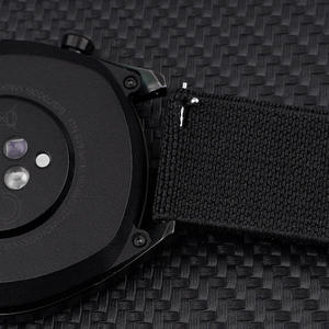 <span class=keywords><strong>Bracelet</strong></span> de montre en toile de <span class=keywords><strong>nylon</strong></span> extensible de qualité industrielle 18mm 20mm 22mm 24mm à libération rapide pour montre connectée - Product Image 4