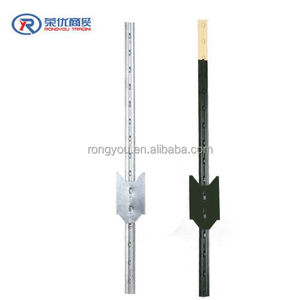 <span class=keywords><strong>Poteau</strong></span> de clôture en T de type ferme, peint en vert, clouté, de 6 pi et 8 pi, pour jardin et ferme / <span class=keywords><strong>Poteau</strong></span> en T en acier personnalisé utilisé pour la clôture du bétail - Product Image 5
