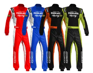 Baju balap ekstrim Offroad, Jumpsuit Go Kart Race coverall RJ14