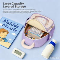 Mochila Escolar de Peluche para Niños, Linda Mochila Escolar con Cierre Impermeable para Niños Preescolares