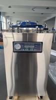 Stérilisateur à vapeur vertical haute pression BIOSTELLAR 50L avec affichage numérique, fonction minuterie, plage de température 116-134°C, autoclave