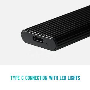 Custodia SSD con protocollo M.2 NVMe e SATA, custodia esterna USB <span class=keywords><strong>3.2</strong></span> Gen 2 (10 Gbps) supporto UASP TRIM per SSD NVMe / SATA - Product Image 2