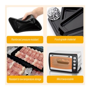 Hộp nhựa thực phẩm bền, màu sắc và kích cỡ tùy chỉnh, lý tưởng cho thịt, rau, trái cây, hải sản - Product Image 1