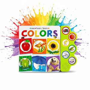 Livre sonore éducatif interactif pour enfants, chansons <span class=keywords><strong>de</strong></span> berceuses, sons d'<span class=keywords><strong>animaux</strong></span>, apprentissage précoce, lecture préscolaire, bouton sonore à presser - Product Image 1