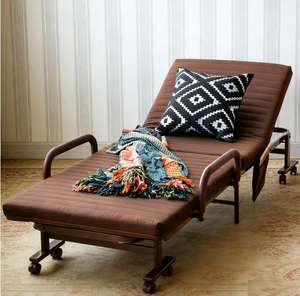 <span class=keywords><strong>Cama</strong></span> Plegable Ajustable de 6 Posiciones con Bolsillo Lateral de Almacenamiento, Gran Venta - Product Image 1