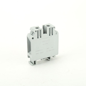 UK Series <b>Terminal</b> Block 35mm DIN Rail 2 Pole 100A Copper Alloy Screw Connection - Product Image 2