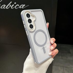Funda para Teléfono Móvil <span class=keywords><strong>Samsung</strong></span> S26ULTRA, Carcasa Acrílica con Succión Magnética, Transparente, Tres en Uno, Marco Protector Anticaídas A57 - Product Image 2