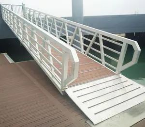 Cina passerella di saldatura in alluminio Dock ponte di avvicinamento utilizzato per traghetto e banchina