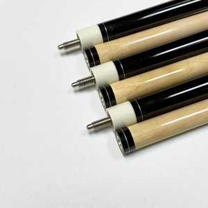 Queue de billard deux pièces légère de haute qualité, 21 oz, en érable canadien, joint en acier inoxydable, embout de 13 mm, poignée brillante, personnalisable - Product Image 3