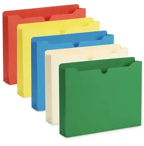 Wholesale High Quality Multi-colored Custom File Folders / Office Stationery File Folder