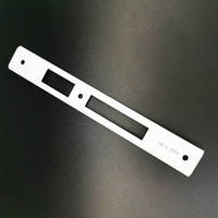 Cerradura de manija de puerta corredera de aluminio Placa de empuje y tracción Cubierta de cerradura de puerta corredera para manija de puerta de vidrio con cerradura de llave