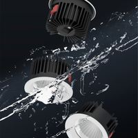 Spot LED Encastrable Moderne Étanche IP65 en Aluminium 3000K 4000K 6000K 10W-45W CRI90 Haute Luminosité Dimmable pour Salle de Bain