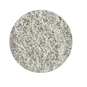 Günstige Preise Milch weiße Farbe PET Granulat GRS-zertifiziertes recycelbares Kunststoff-Rohstoff-Haustier pellet