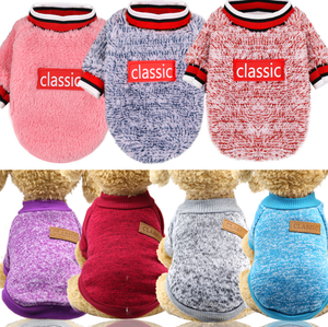 Camisola de lã clássica personalizada, venda no atacado de outono, roupas de inverno para cachorro e gato - Product Image 4