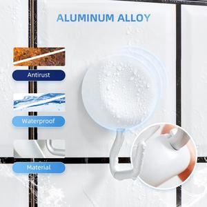 Gancio <span class=keywords><strong>appendiabiti</strong></span> da parete <span class=keywords><strong>a</strong></span> ventosa in plastica ecologica <span class=keywords><strong>a</strong></span> 2 pezzi TAILI per bagno e cucina - Product Image 5