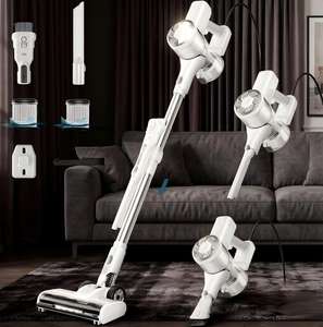 Aspirateur balai filaire avec cordon d'alimentation <span class=keywords><strong>de</strong></span> 7 m/23 pi, bac à poussière <span class=keywords><strong>de</strong></span> 1,0 L, 6-en-1 sans sac, pour cheveux et sols durs, usage hôtelier - Product Image 1