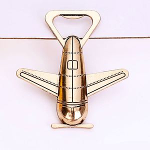 Décorations de mariage créatives en forme d'avion vintage, ouvre-bouteille antique, cadeau de retour - Product Image 3