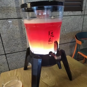 Dispensador de Bebidas Comercial de Alta Capacidad de 3L, Nuevo Estilo, Torre de Plástico para Vino, Jugo y Bebidas Frías para Fiestas - Product Image 3