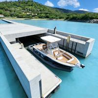 Dock Galleggiante Gonfiabile Resistente Anti-Corrosione per Attracco, Riparazione e Protezione di Imbarcazioni