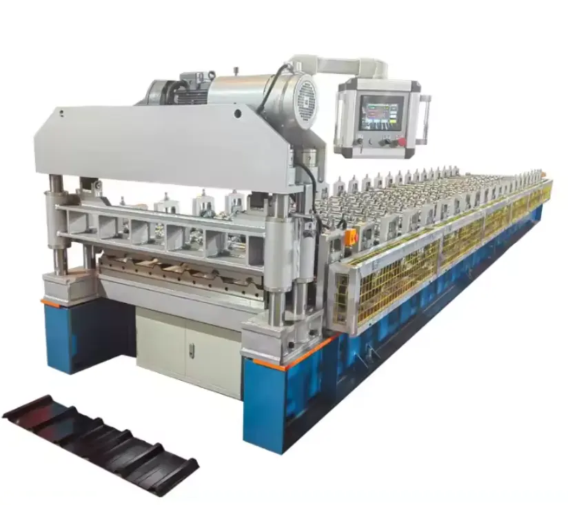 Professional Aluminum complete set roof panel roll forming machine in China