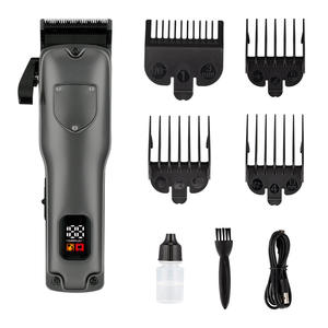 Tondeuse à cheveux électrique professionnelle pour hommes avec lames affûtées pour salon de coiffure et usage domestique - Product Image 5