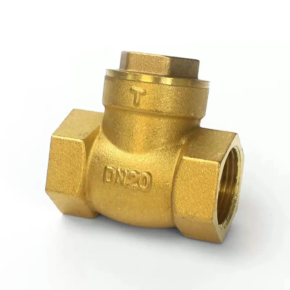 1/2 "inch đồng áp lực cao kiểm tra thủy lực Brass Swing kiểm tra van