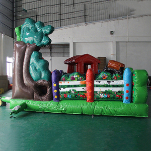 Little Apple Theme Park Imperméable et protecteur du soleil Mini château gonflable Trampoline Slide Combinaison Personnalisation du parc - Product Image 3