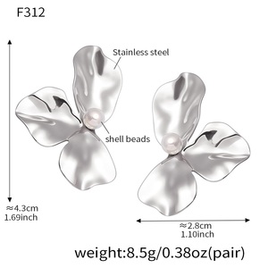 स्टेनलेस स्टील pvd 18k सोने की परत हाइपोएलर्जेनिक टाइटेनियम कान स्टड फैक्ट्री प्रत्यक्ष - Product Image 6