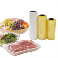 Vente directe du fabricant, film étirable en plastique de qualité alimentaire, film PVC, film alimentaire pour l'emballage des aliments
