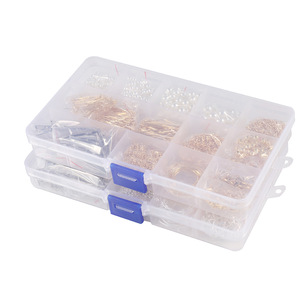 Kit de fabrication de bijoux DIY, perles en alliage d'or et d'argent, épingles, fournitures pour boucles d'oreilles et pinces à cheveux, accessoires pour loisirs créatifs, nouveau modèle 2020 - Product Image 4