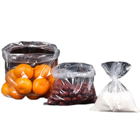 Sacs de rangement en plastique transparents à fond plat et à ouverture supérieure en PE LDPE pour l'emballage alimentaire, les chips de pommes de terre, les nouilles
