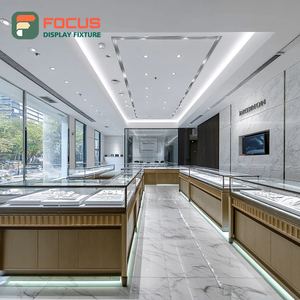 Sistema de Muebles para Joyería de Lujo, Vitrina Comercial con Acabado Laminado - Product Image 1